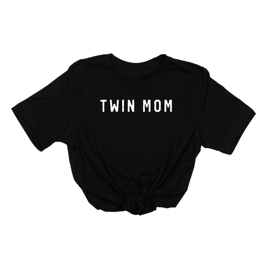 Twin Mom (White) - Tee (Black)