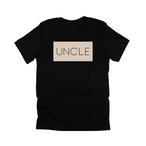 Uncle (Boxed Collection, Stone Box/Black Text, Across Front) - Tee (Black)