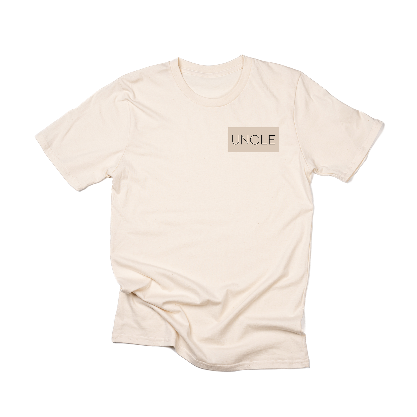 Uncle (Boxed Collection, Pocket, Stone Box/Black Text) - Tee (Natural)