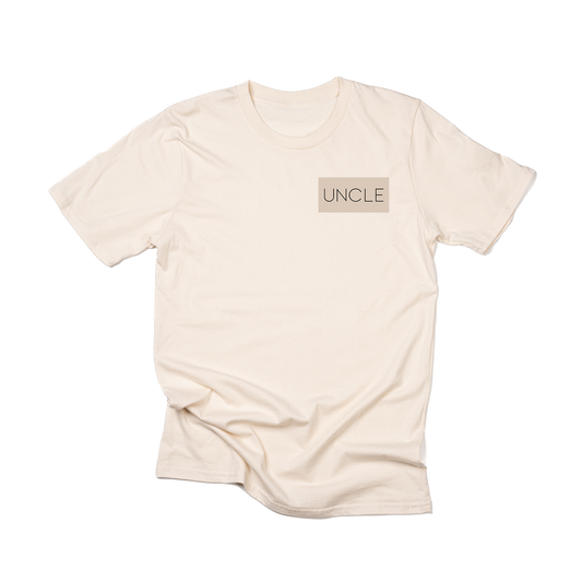 Uncle (Boxed Collection, Pocket, Stone Box/Black Text) - Tee (Natural)