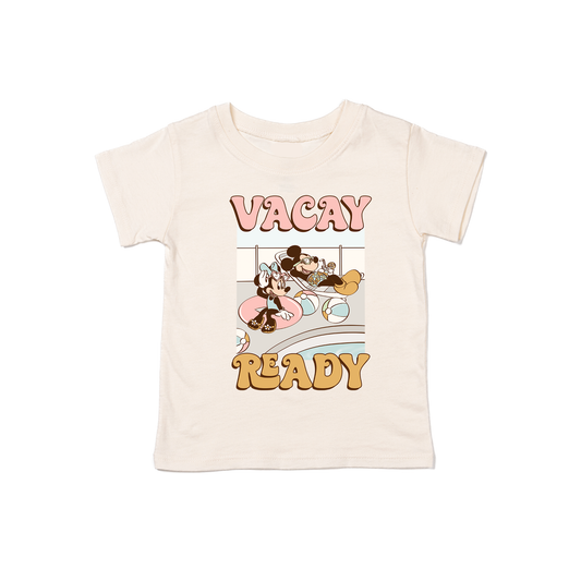 Vacay Ready Magic Mouse - Kids Tee (Natural)
