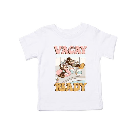 Vacay Ready Magic Mouse - Kids Tee (White)