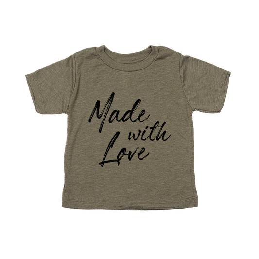 Made With Love - Kids Tee (Olive)