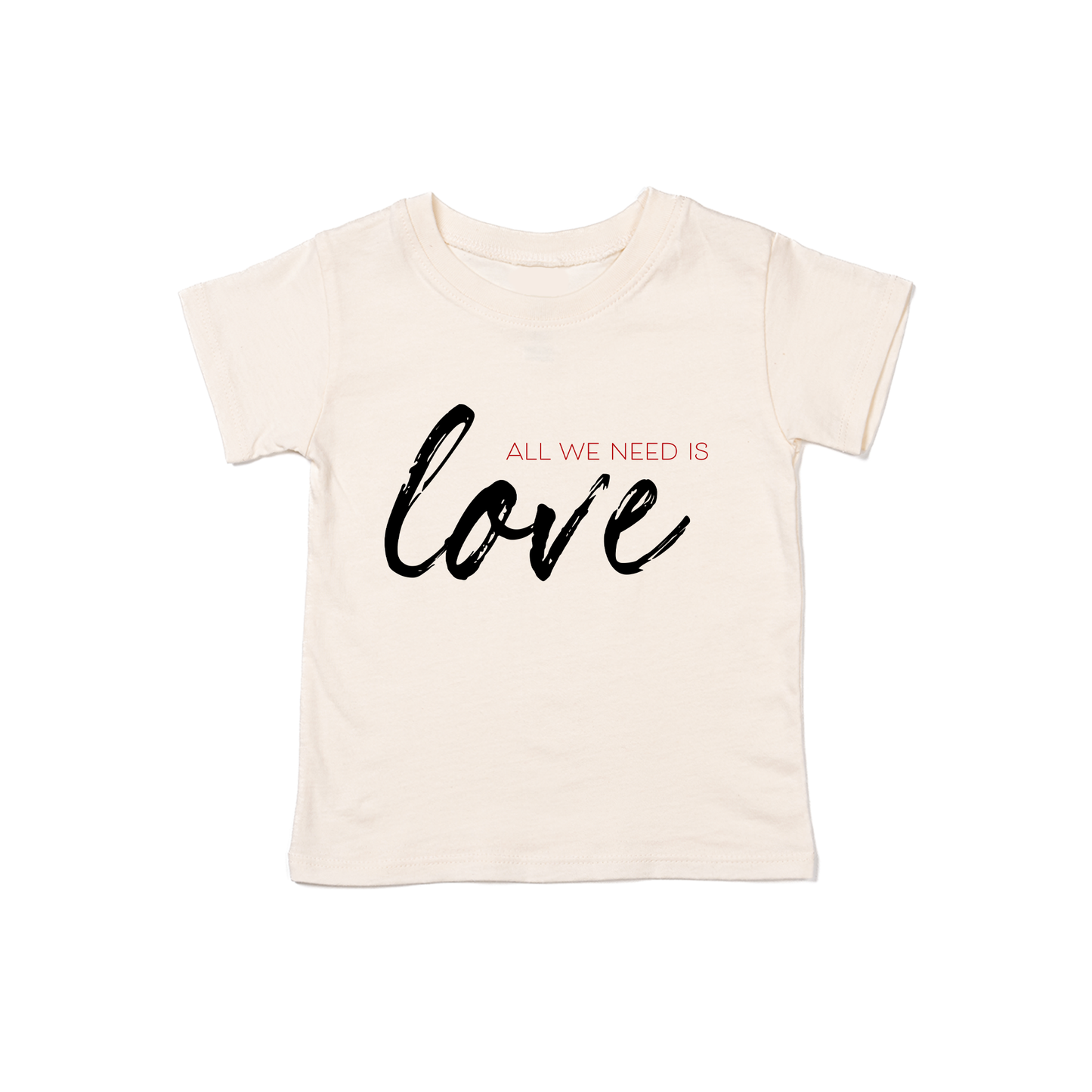 All We Need is Love - Kids Tee (Natural)