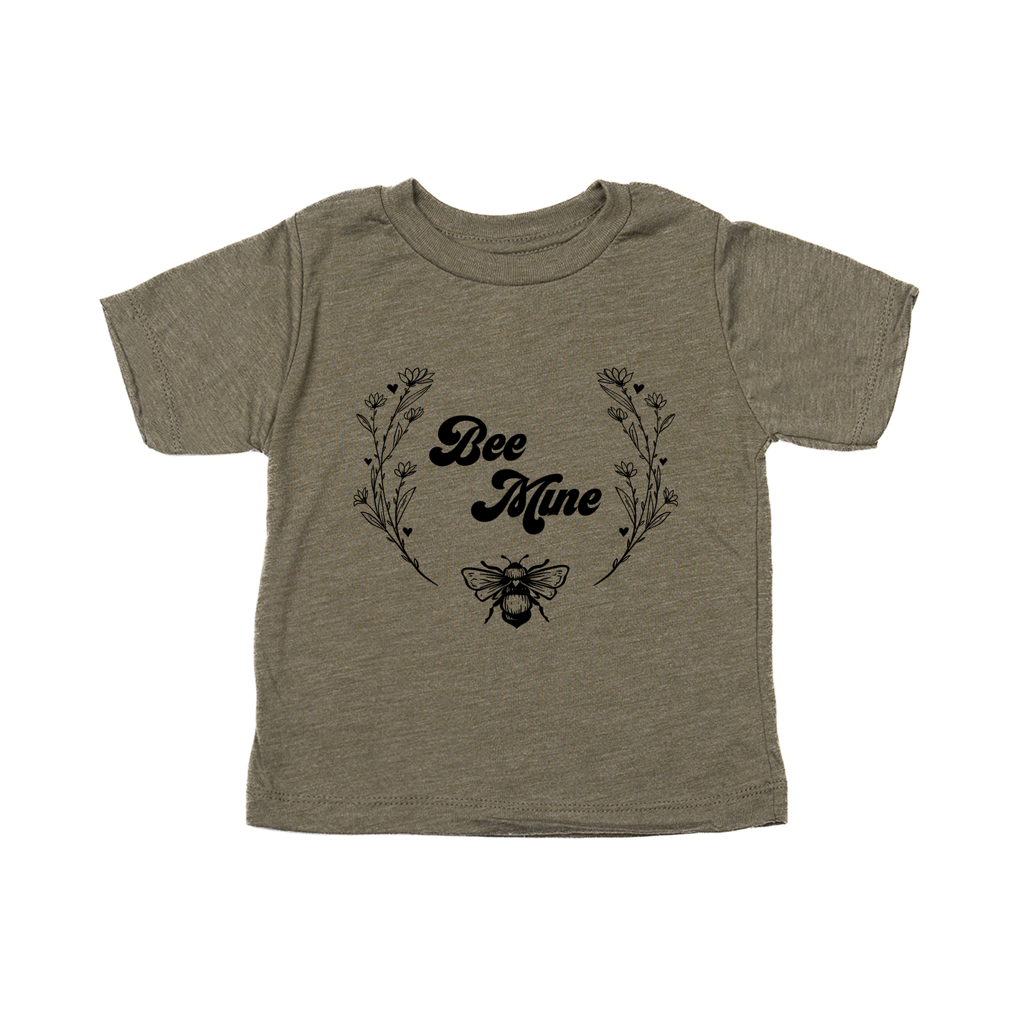 Bee Mine - Kids Tee (Olive)