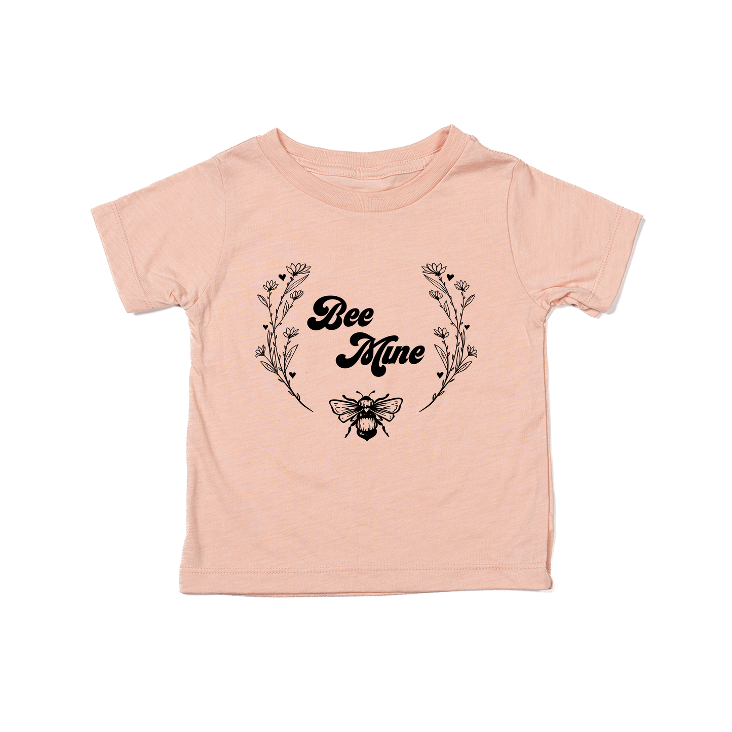 Bee Mine - Kids Tee (Peach)