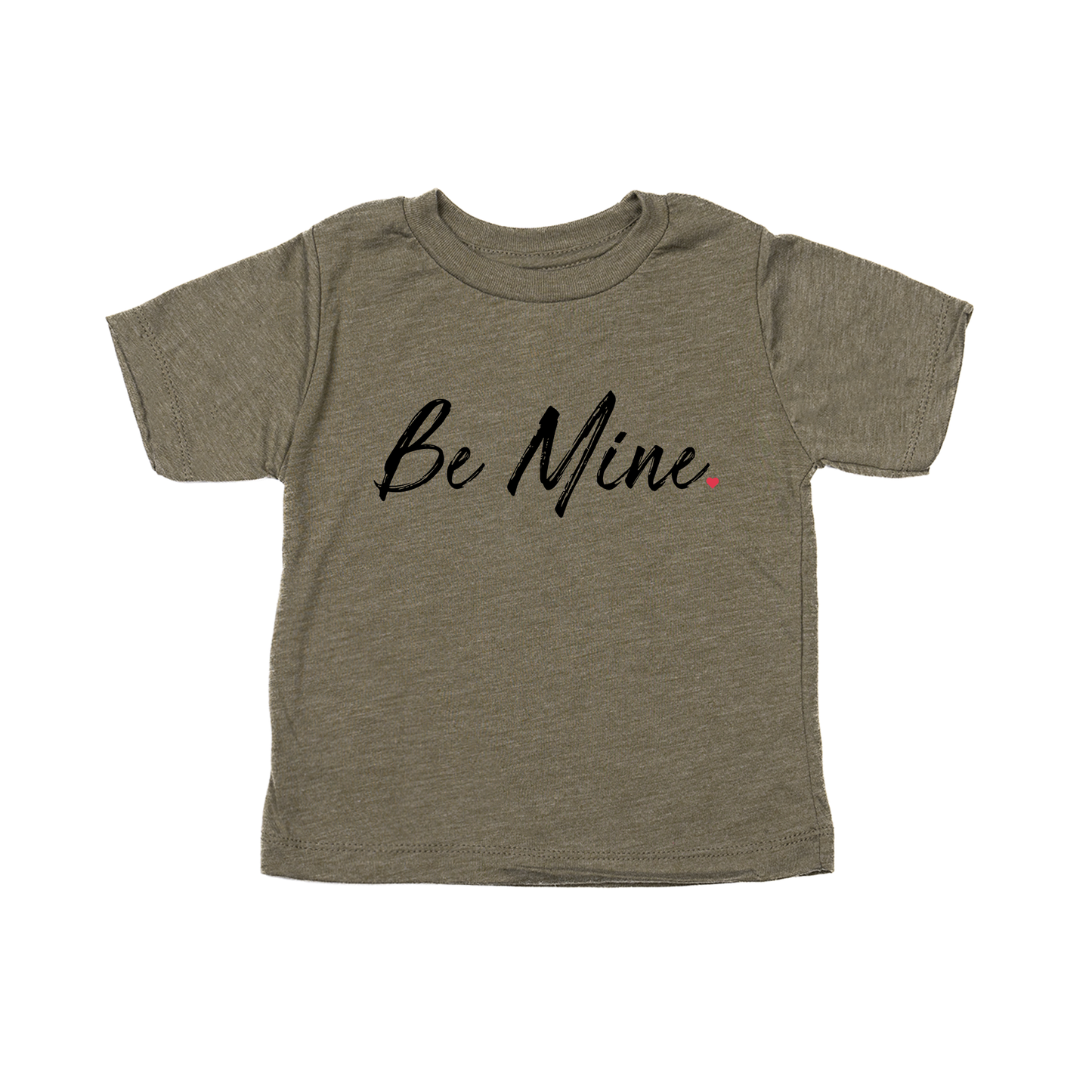 Be Mine <3 - Kids Tee (Olive)