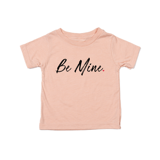 Be Mine <3 - Kids Tee (Peach)