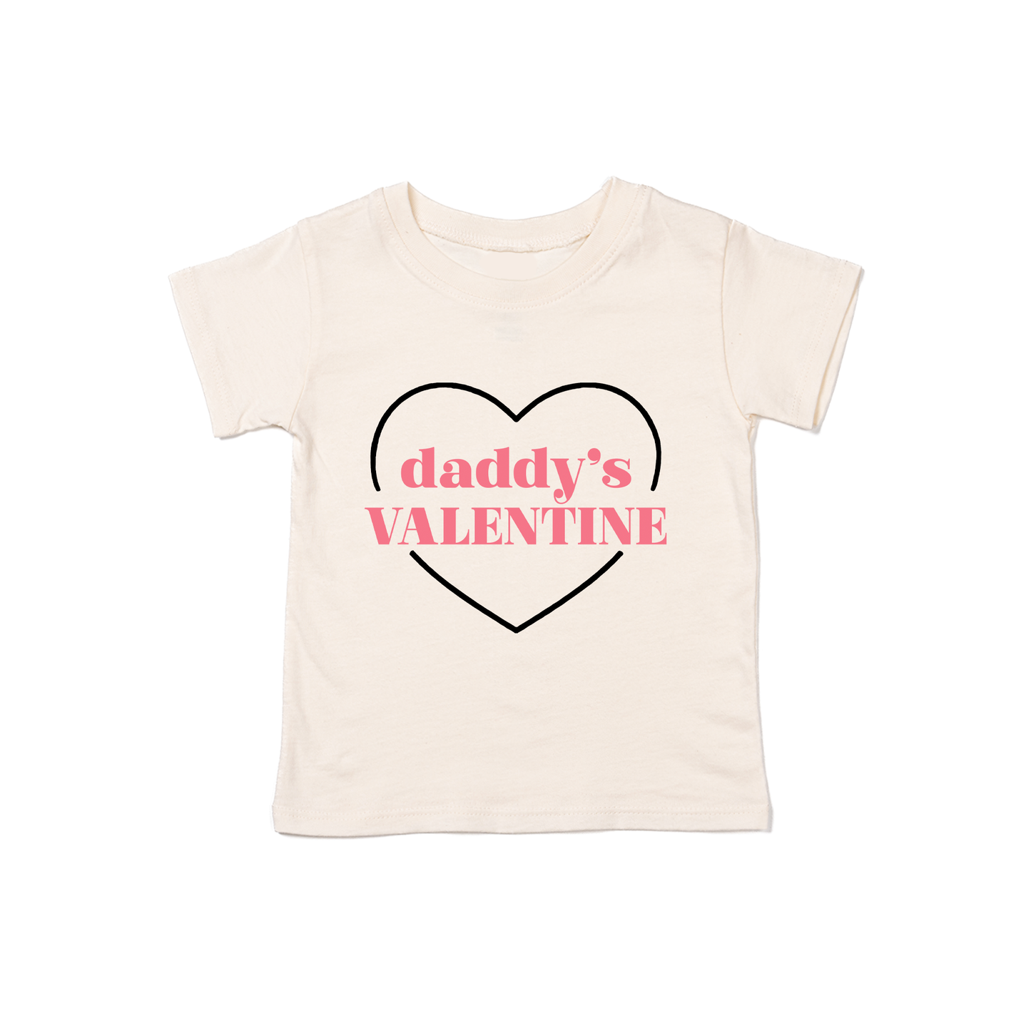 Daddy's Valentine - Kids Tee (Natural)