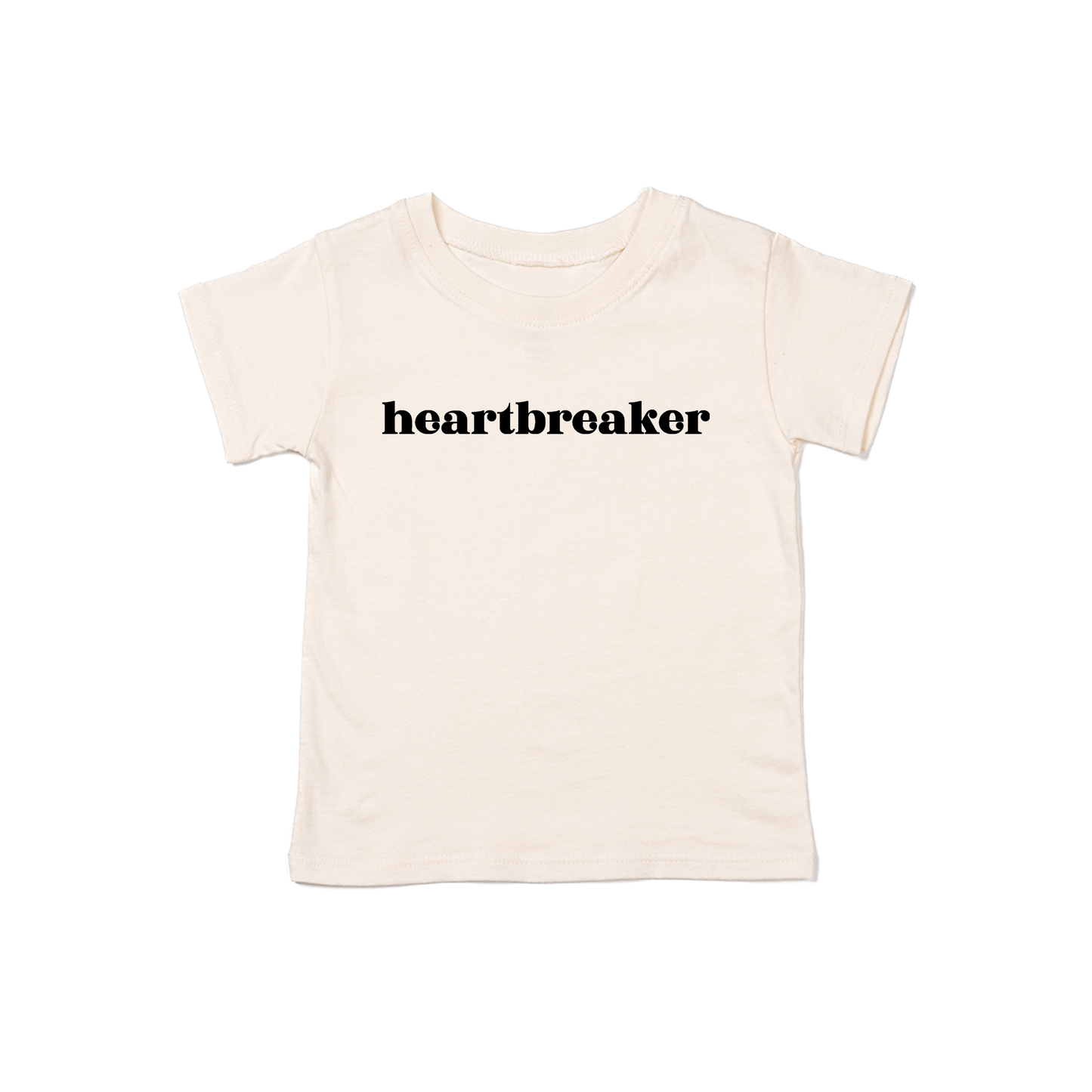 Heartbreaker (Black) - Kids Tee (Natural)