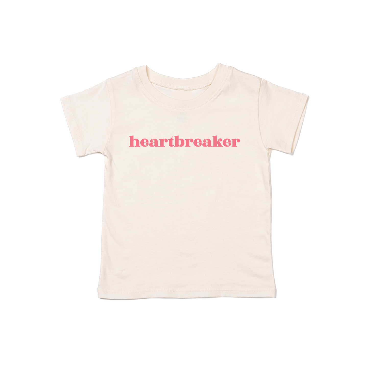 Heartbreaker (Pink) - Kids Tee (Natural)
