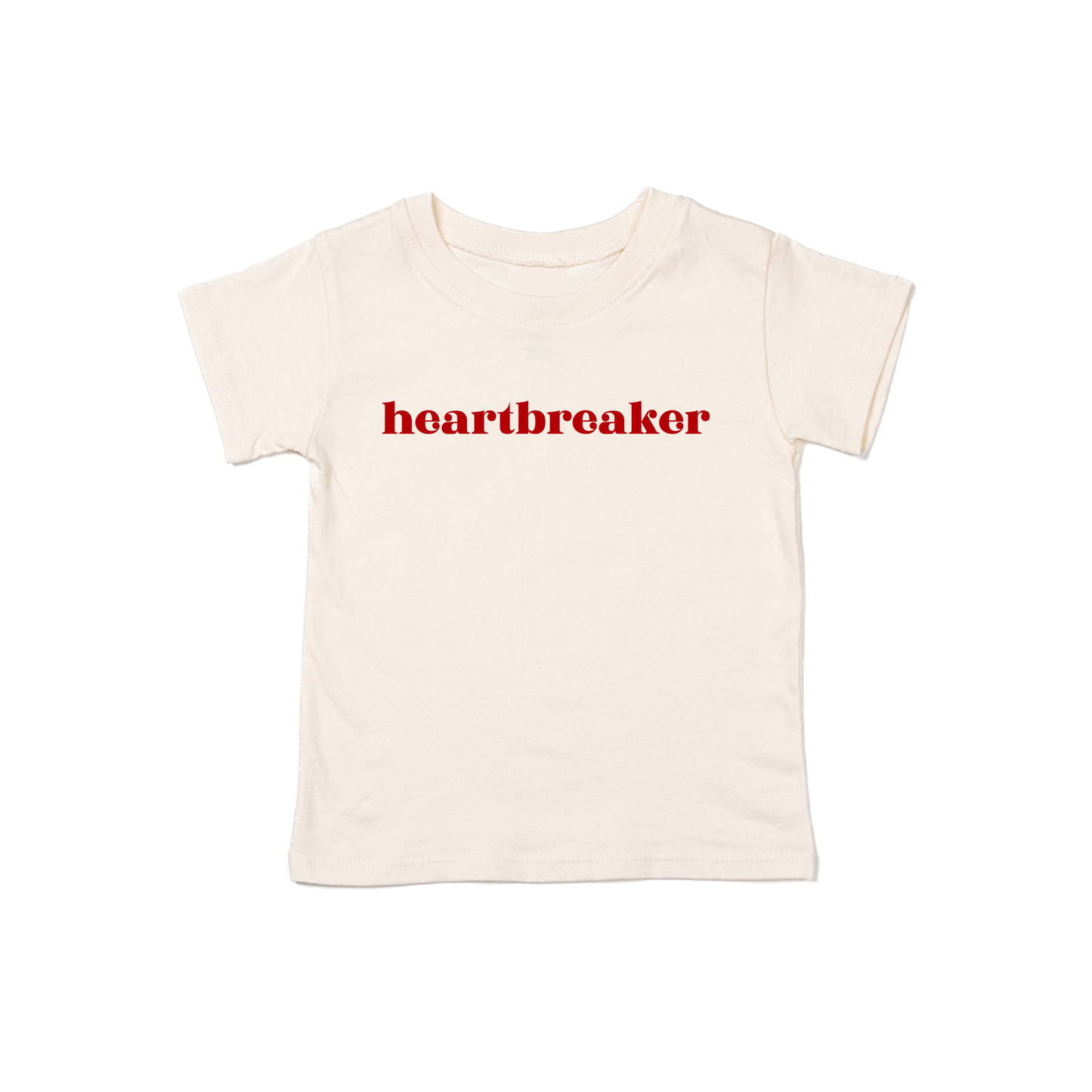 Heartbreaker (Red) - Kids Tee (Natural)