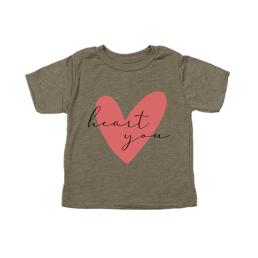 Heart You - Kids Tee (Olive)