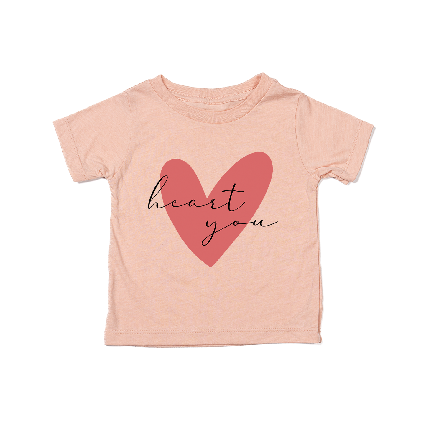 Heart You - Kids Tee (Peach)