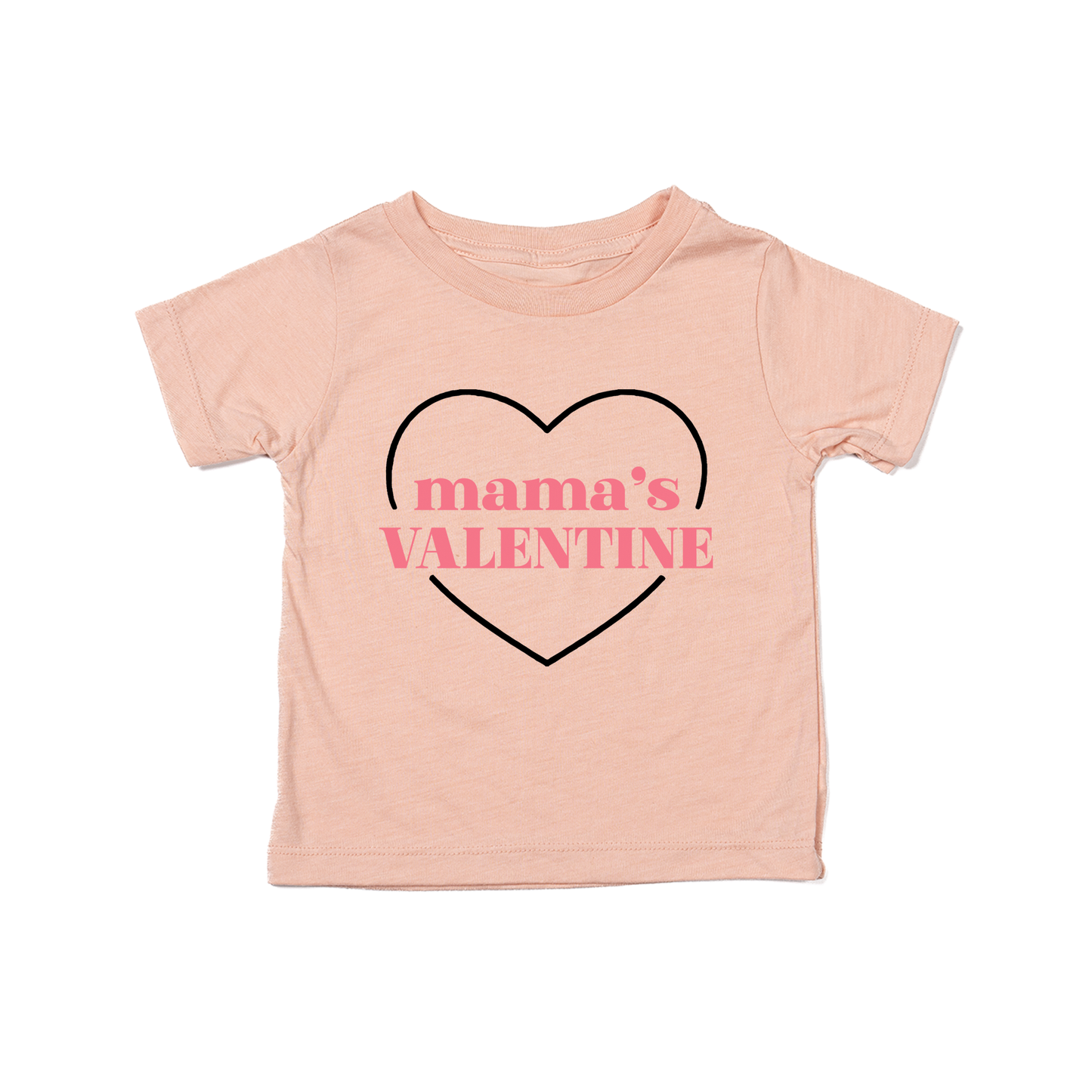 Mama's Valentine - Kids Tee (Peach)