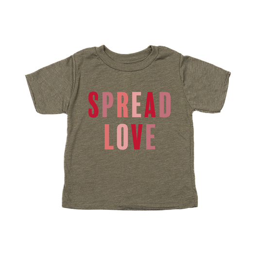 Spread Love - Kids Tee (Olive)