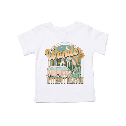 Wander Without Reason - Kids Tee (White)