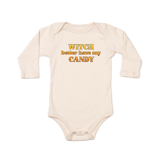 Witch Better Have My Candy - Bodysuit (Natural, Long Sleeve)