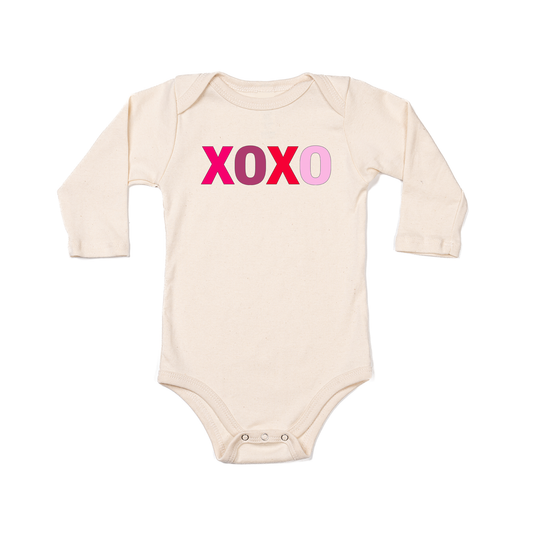 XOXO - Bodysuit (Natural, Long Sleeve)