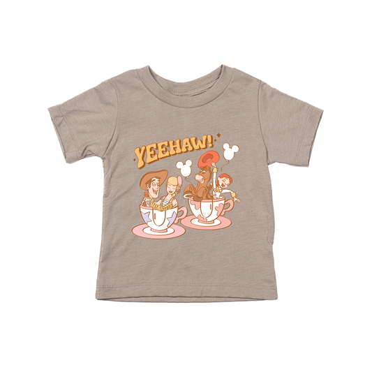 Yeehaw Teacups - Kids Tee (Pale Moss)