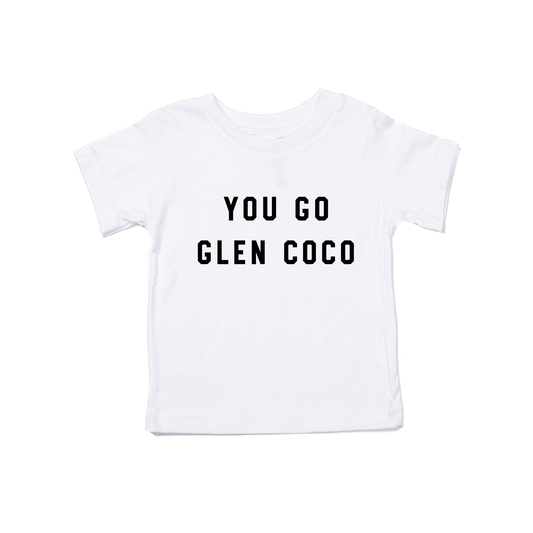 You Go Glen Coco (Black) - Kids Tee (White)