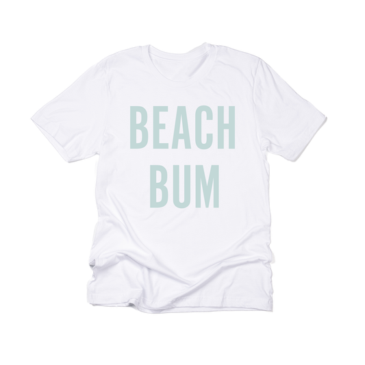 BEACH BUM (Sky) - Tee (White)