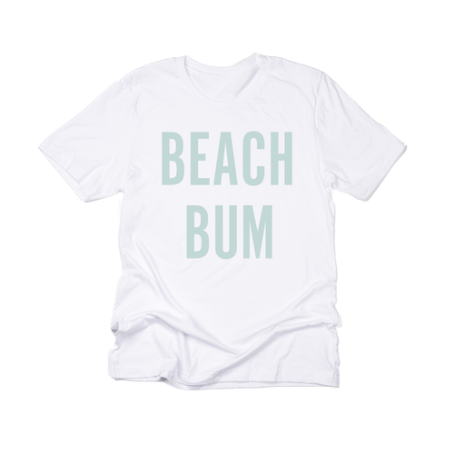 BEACH BUM (Sky) - Tee (White)
