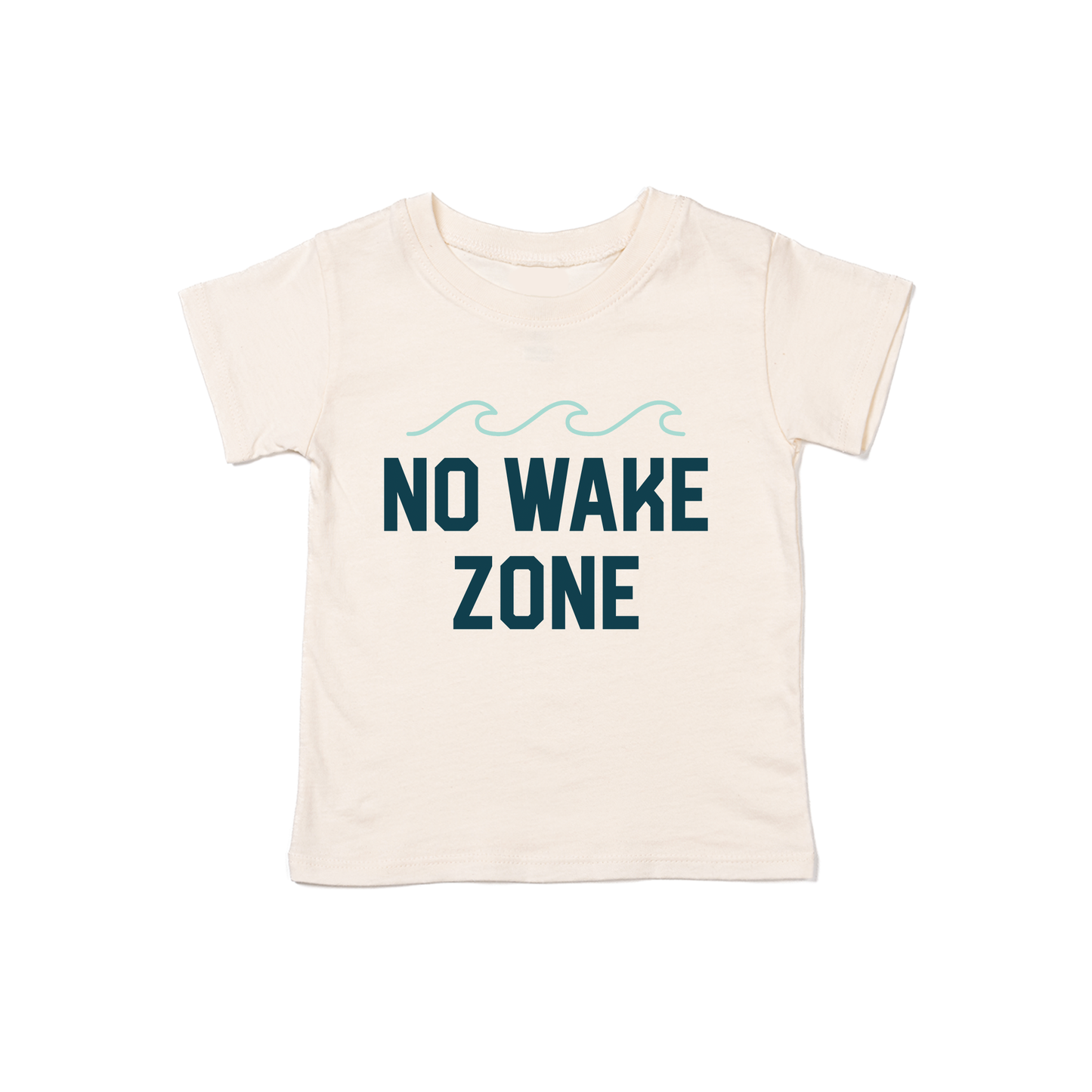 No Wake Zone - Kids Tee (Natural)